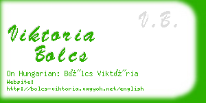 viktoria bolcs business card